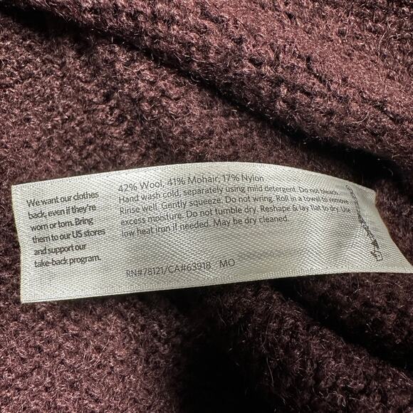 Eileen Fisher Women's Sweater in Deep Brown - Picture 6 of 8